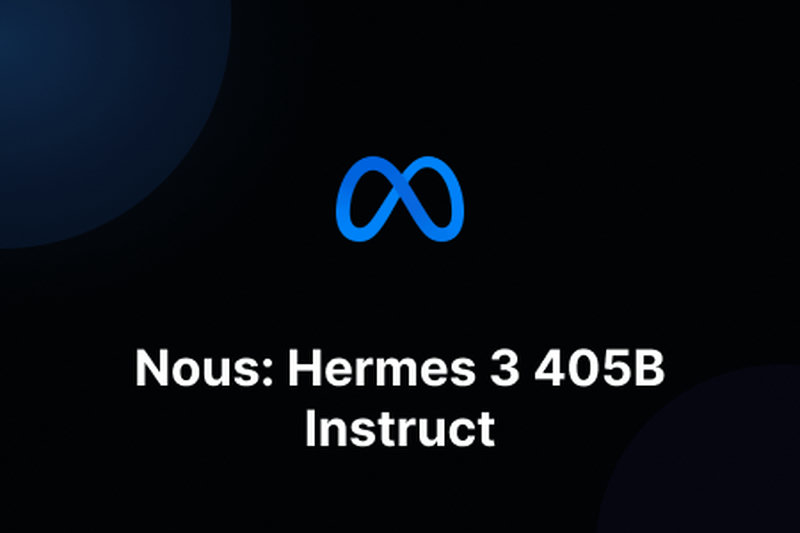 Nous: Hermes 3 405B Instruct