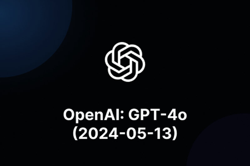 OpenAI: GPT-4o (2024-05-13)