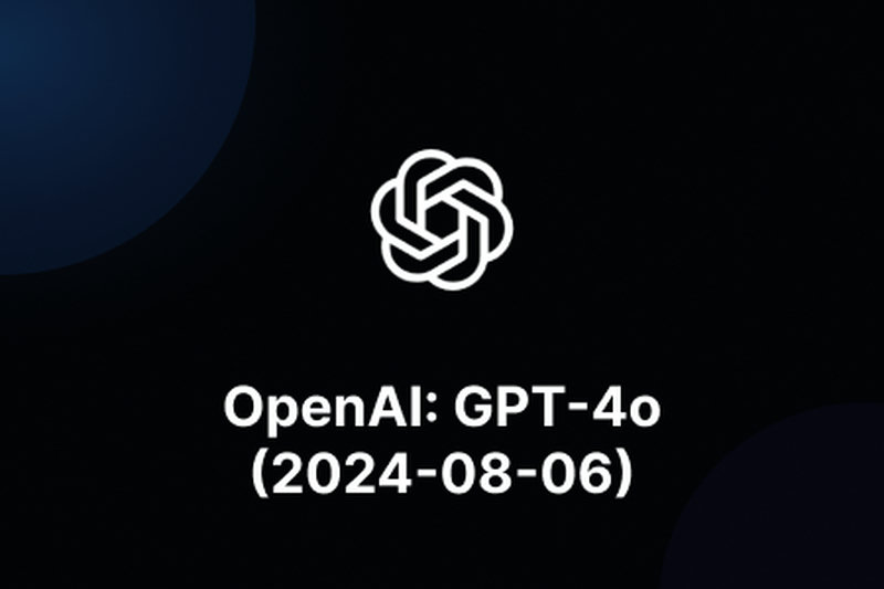 OpenAI: GPT-4o (2024-08-06)