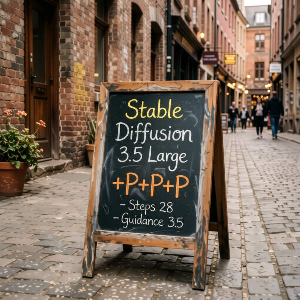 Stable Diffusion 3.5 Large sample output