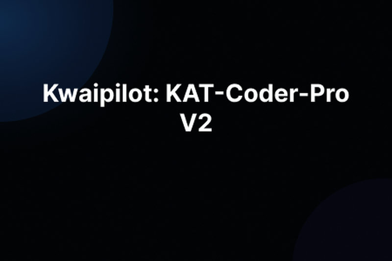 Kwaipilot: KAT-Coder-Pro V2