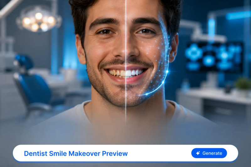 Dentist Smile Makeover Preview