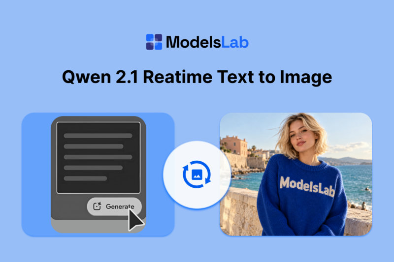 Qwen 2.1 Reatime Text to Image