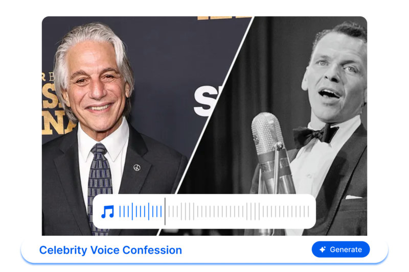 Celebrity Voice Confession