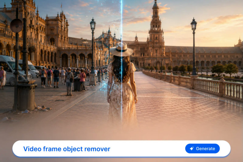 Video frame object remover