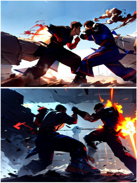 - SD1.5 fight scene v1.0