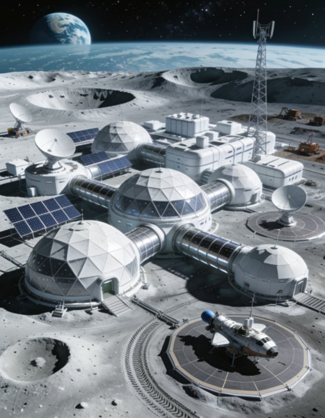 futuristic moon base complex - v1.0