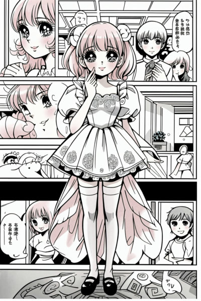 MangaGen-LCM: Comic generator test - v1.3