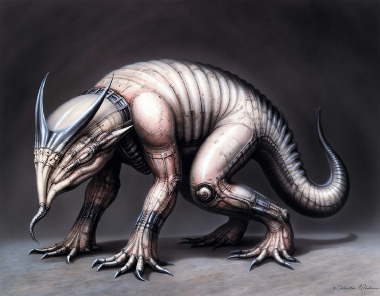 Artwork of H.R. Giger (Flux) - V3