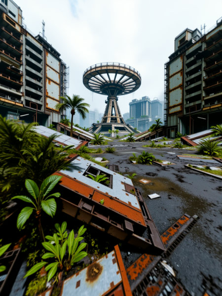 Post apocalyptic urban landscape - v1.0