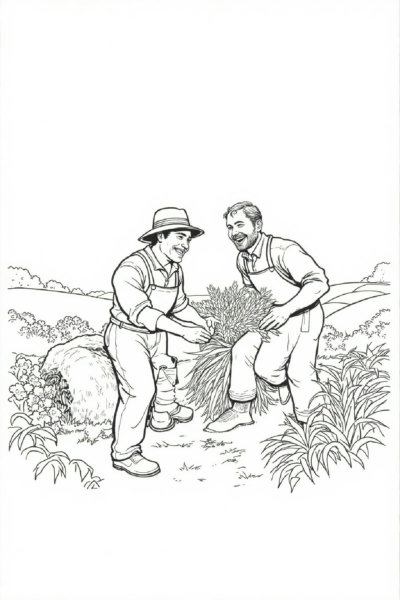 DK_Rural Life Scenes_Folk Custom Scene Drawing - v1.0