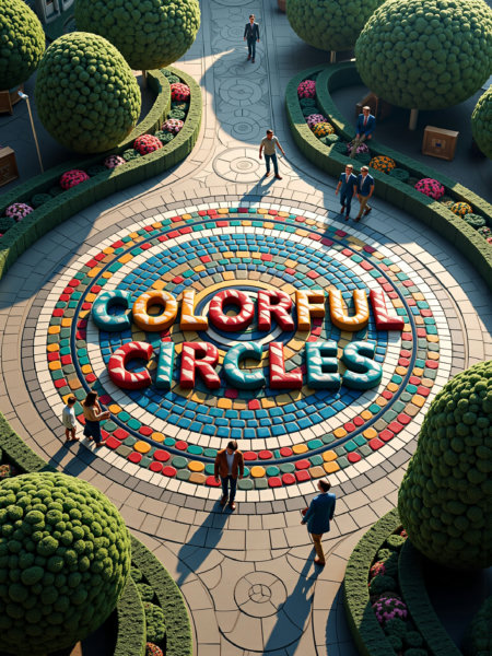Colorful Circles FLUX & SDXL - FLUX