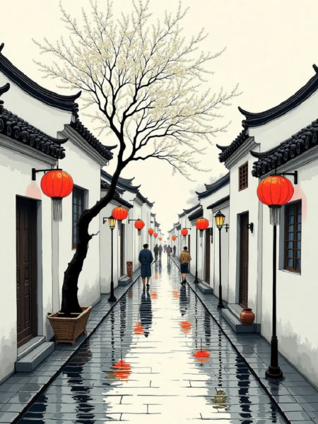 A_Chinese Architectural Scenes_Ancient Alley Scene Generation - v1.0