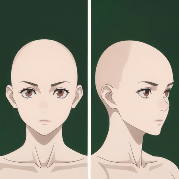 XL Face Turn, Multi-View, Turnaround, Model Sheet, Character Design - SD1