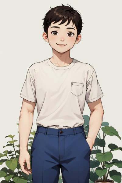 手绘线稿插画风格大模型 - v1.0