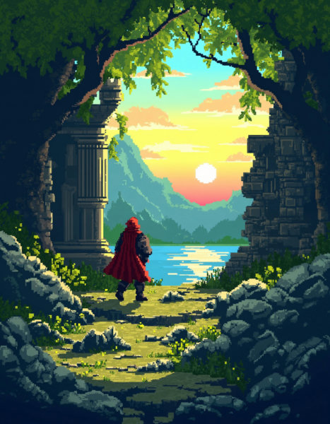 Flux - LoRA - Modern pixel art - v1.0