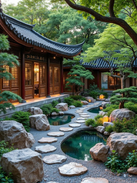 E_Chinese Garden Construction_Classic Courtyard Generation - v1.0