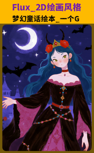 Flux_Fantasy Children's Picture Books_Adolph style - v1.0