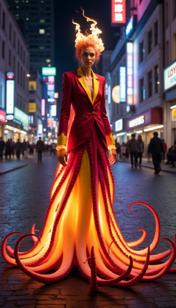 Cephalyra - Human/Squid hybrid - FLUX - v1.1