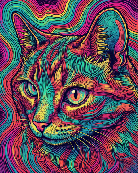Neon Lines Style Flux - v1.0