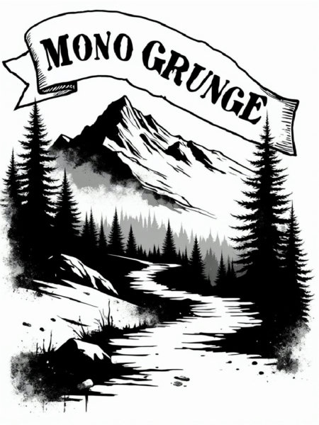 Mono Grunge - CE - V01a - Flux.1 D