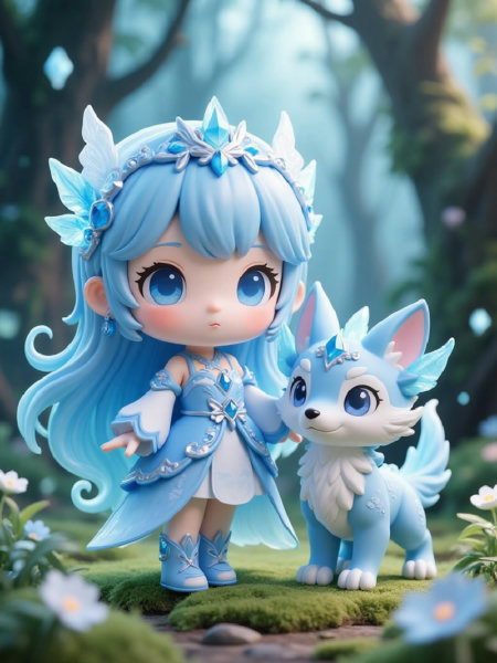 B_Fantasy Characters And Pets_Forest Scene Pairing - v1.0