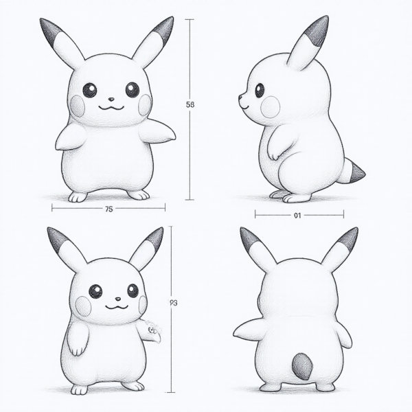 Three-view sketch - v1.0