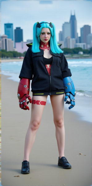 Rebecca - Cyberpunk: Edgerunners - Flux1.D & SDXL - v1.0 Flux1.D