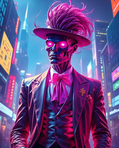 Midnight Cravat: A Synthwave Soirée, Glowbones - Glowbones