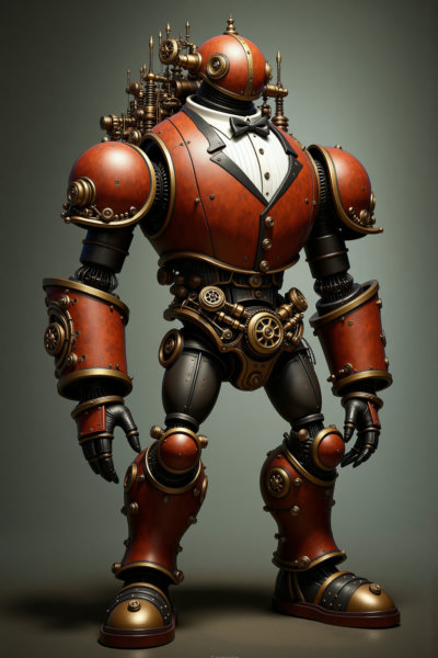 Steampunk metal leather gear style - Industrial Revolution - v1.0