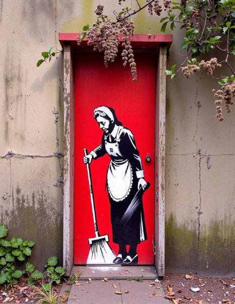 Banksy Style - FLUX