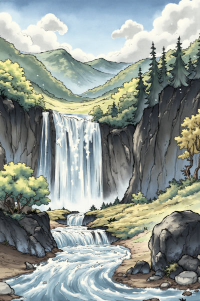 Chinese Scene Ink Painting Style - Flux v1.0