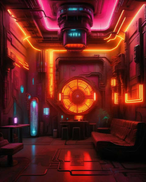 Cyber Background - SDXL