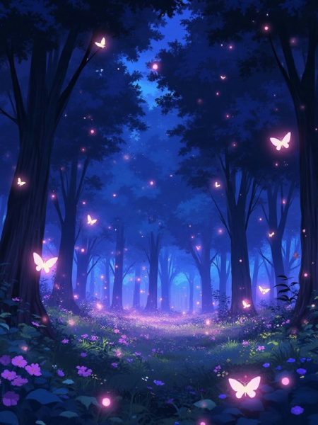 E_Fantasy Forest Night Scenes_Scenes With Glowing Elements - v1.0