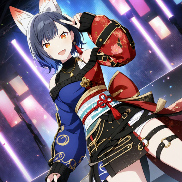 Robes of the Aiding White Fox (Shiraishi An) / Project SEKAI - AnimagineXL V3.1 1.0