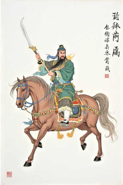 DX_Chinese Style Figure Drawing_Generation Of Guan Yu'S Image - v1.0