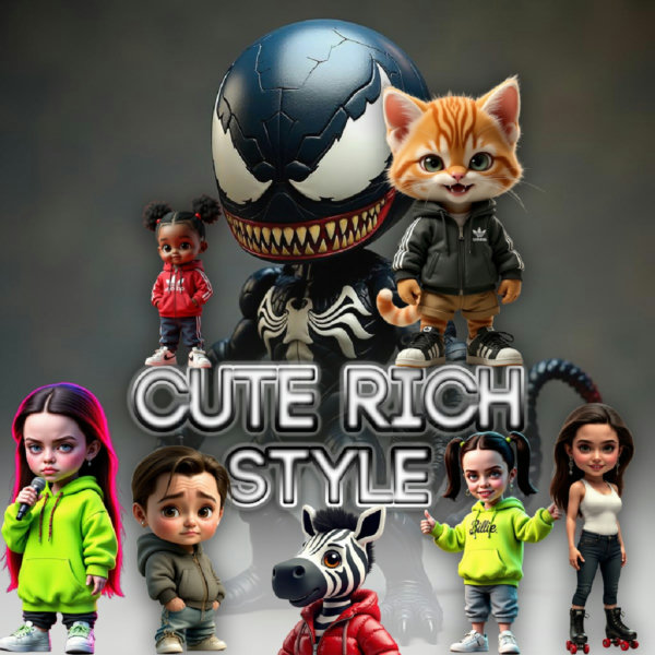 Cute Rich Style for FLUX - v1.0