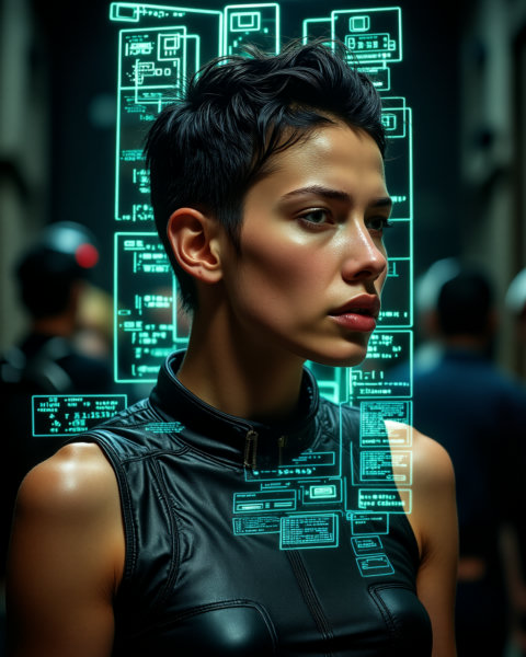 Neuromancer Cyberpunk Style Flux - v1.0