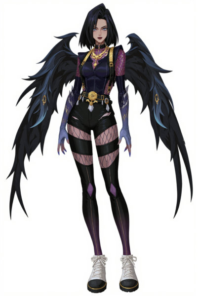 Flux_2D game character concept_Dislyt style - v1.0