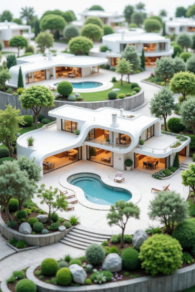 D_Miniature Architectural Landscapes_Villa Scene Design - v1.0