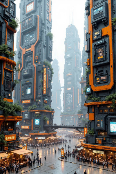 DJ_Cyberpunk Style_Urban Landscape Generation - v1.0