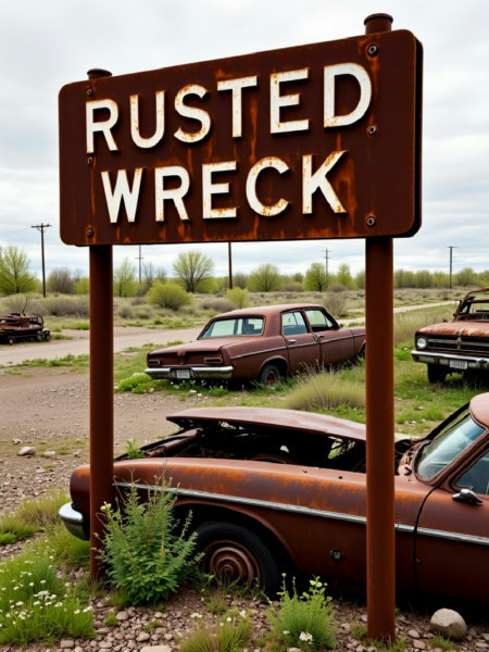 Rusted Wreck - CE - SDXL & Flux - V01 - Flux