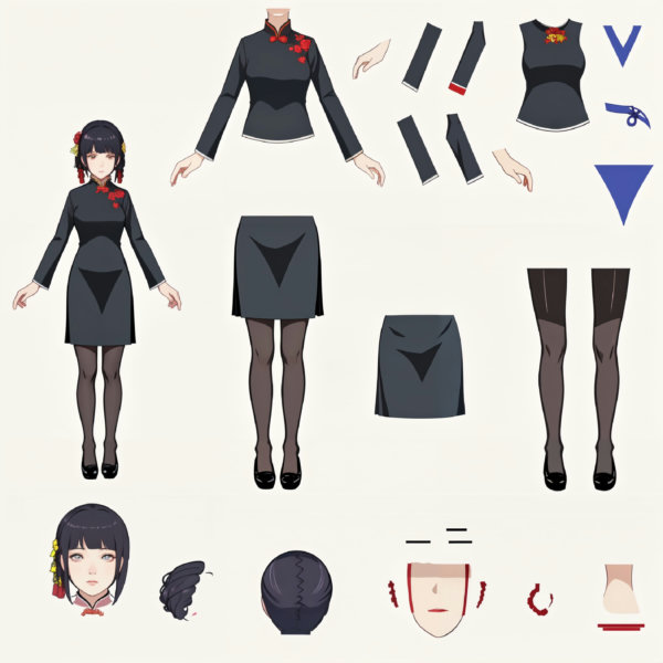 Vtuber - LIVE2D Split Model VTuber - Virtual YouTuber - v1.3