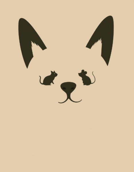 Negative space storytelling - Noma Bar Style - Flux1-Dev