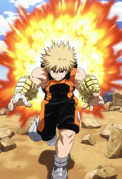 Boku no Hero Academia Anime Style LoRA - flux1-dev-v0.1