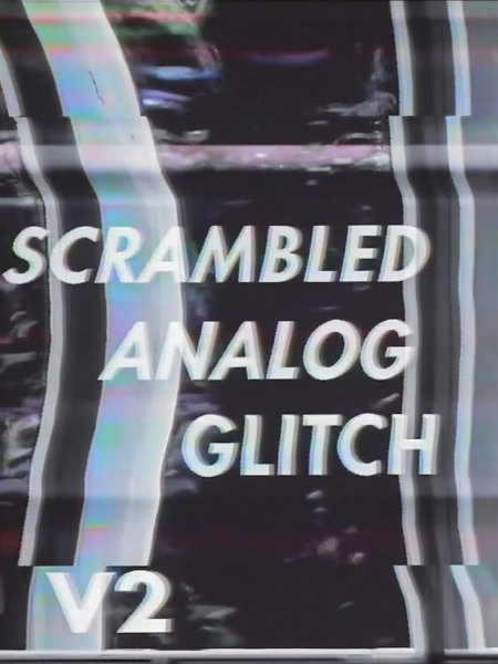 Scrambled Analog TV Glitch Style Flux - V2