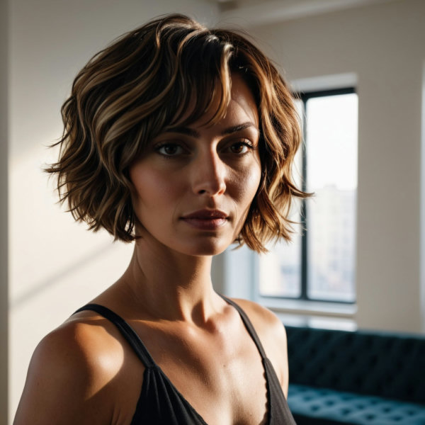 Short Layered Bob Hairstyle - V1