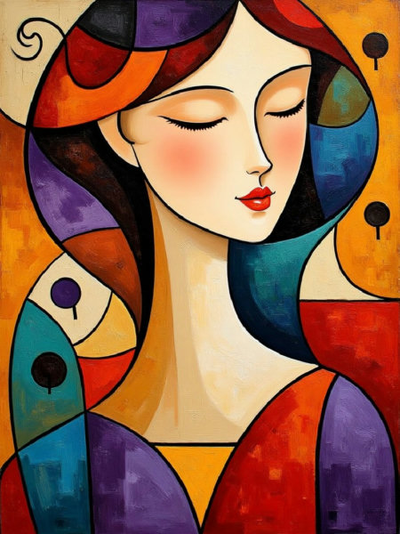 B_Cubist Style_Character Scene Creation - v1.0