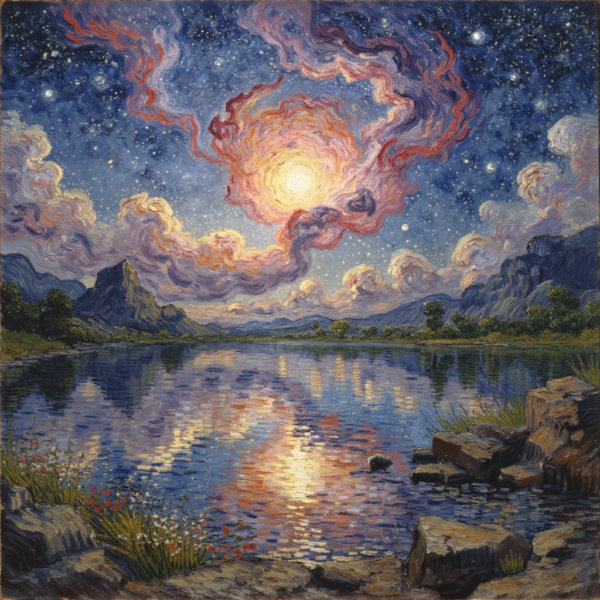 Vincent van Gogh's oil painting style - v1.0_flux