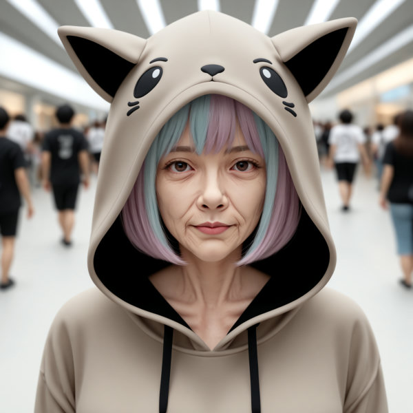 animal hood - SDXL
